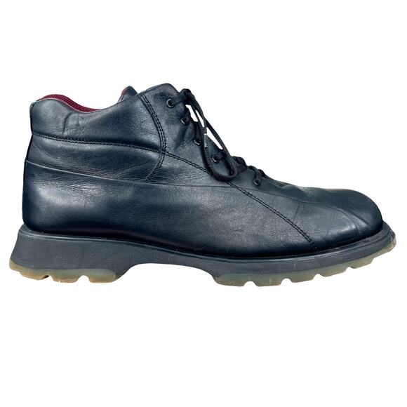 Vintage Y2K Bed Stu Men’s Black Leather Lace Up Chukka Boot Size 46 US 12 - Picture 1 of 11